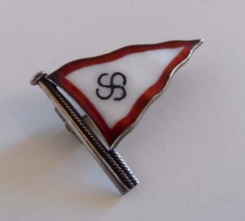 SVYC, Seaview Yacht Club, Isle of wight, Seaview, Yacht Club, Benzie, Benzie's, Benzies, Silver, Pennant, Brooch, Sterling Silver, Cowes